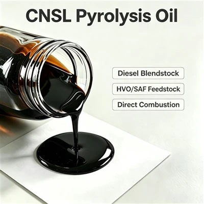 Bioüzemanyag, CNSL pirolízis olaj